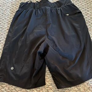Black Lululemon Lined Shorts (Small)